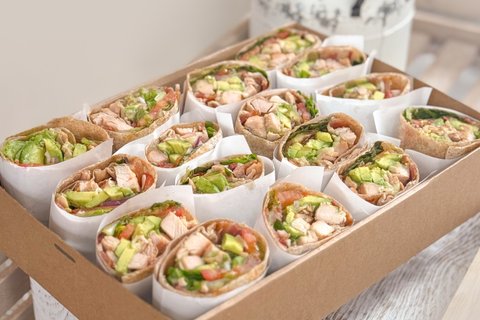 Mary's BLTA Chicken Wrap Platter