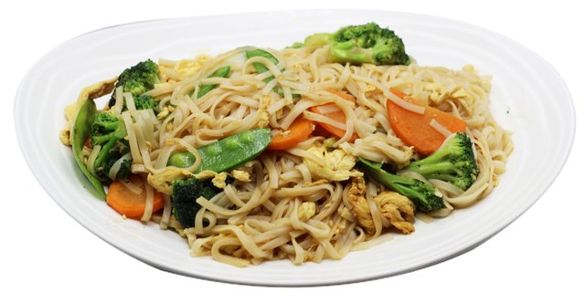 Vegetable Pad Thai Noodles