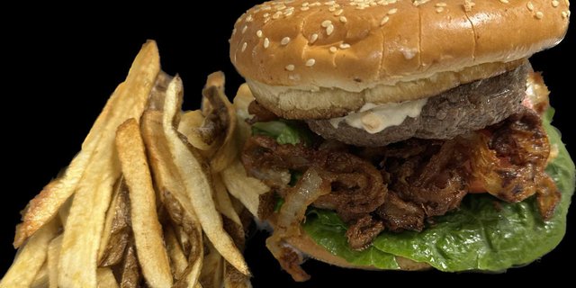 Kebab7 Burger w/ Fries