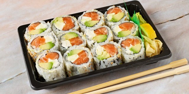 Salmon Philly Roll