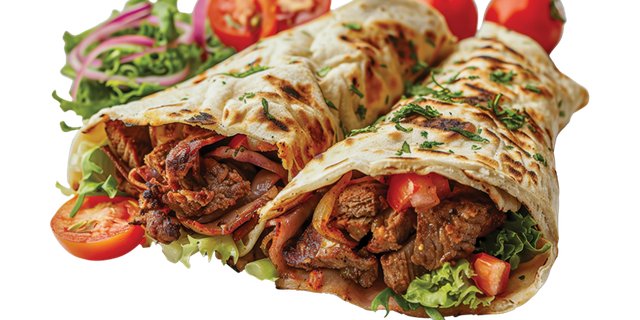 Turkish Beef Doner Wrap