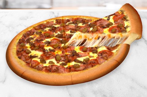 Stuffed Crust Meat Lovers Pizza