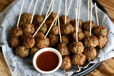 Meatball Skewer Platter