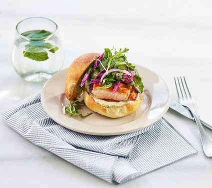 Chilled Salmon Sandwich