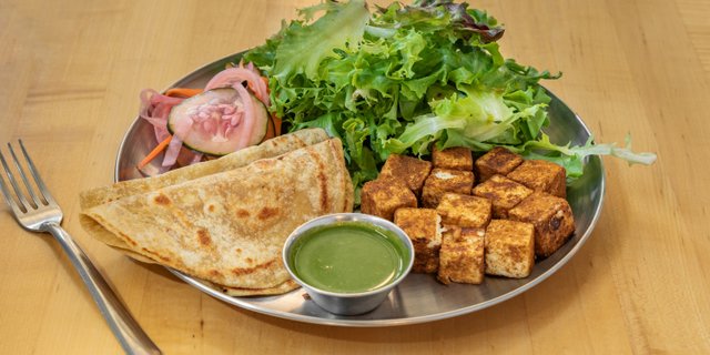 Paneer Green Salad Spice Bowl
