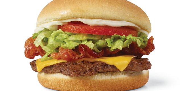Jr Bacon Cheeseburger Standard Lunch Bag