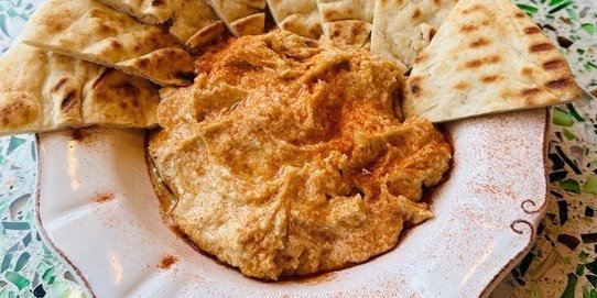 Homemade Hummus Tahina Tray