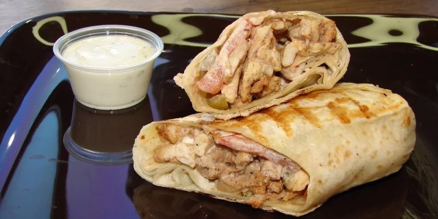 Chicken Shawarma Wrap Tray