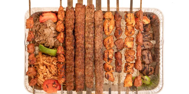 Mix Gyro & Kebab Over White Rice Package