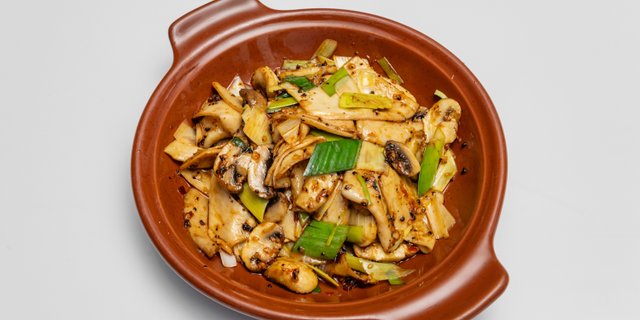 Double Cooked King Mushrooms Tray