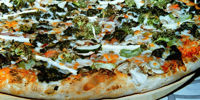 Individual Vegetable Pizza