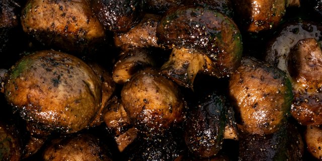 Grilled Baby Bellas