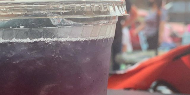Blueberry Lemonade w/ Blue Matcha Tea