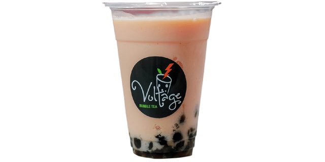 Mango-Raspberry Bubble Tea