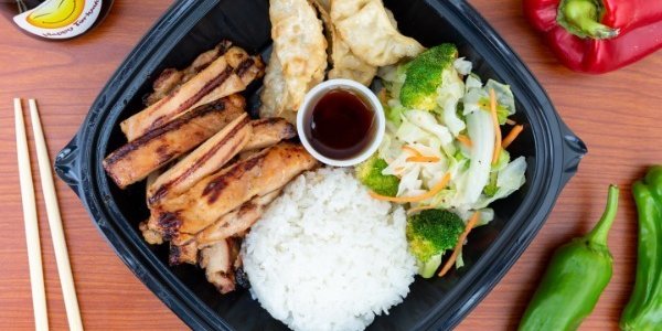 Chicken Teriyaki & Gyoza Combo