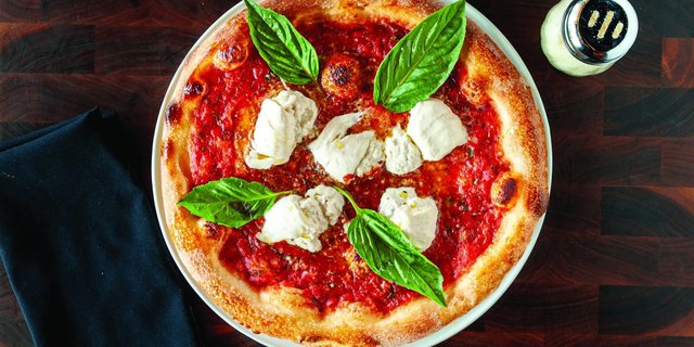 Truffle Burrata Pomodoro Pizza