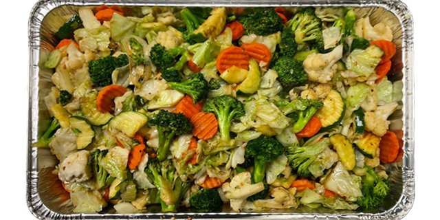 Steamed Vegetables Pan