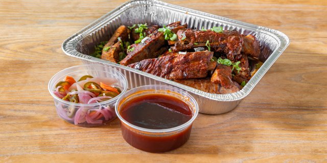 Peach BBQ Pork Ribs