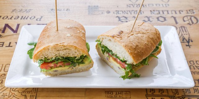 Hummus & Avocado Sandwich