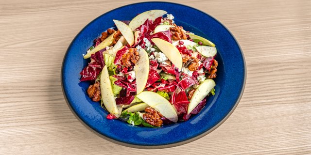 Chopped Apple & Walnut Salad