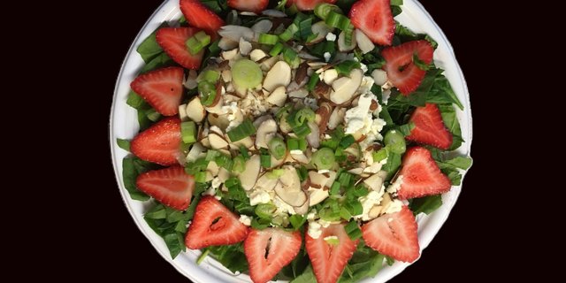 Spinach Strawberry Salad Tray