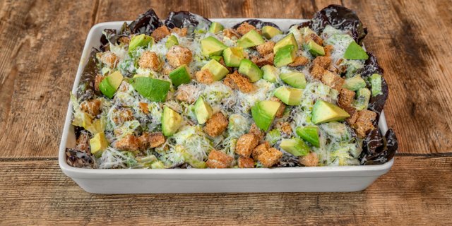 Avocado Caesar Salad