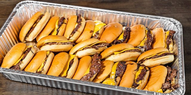 Single Burger Press Box