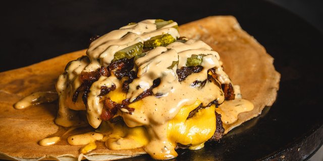 Chicken Pesto Crepe
