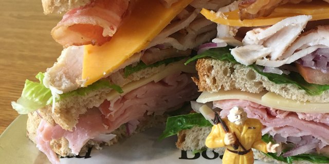 The Officer's Club Massive Sandwich