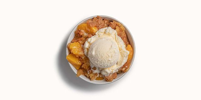 Individual Peach Cobbler