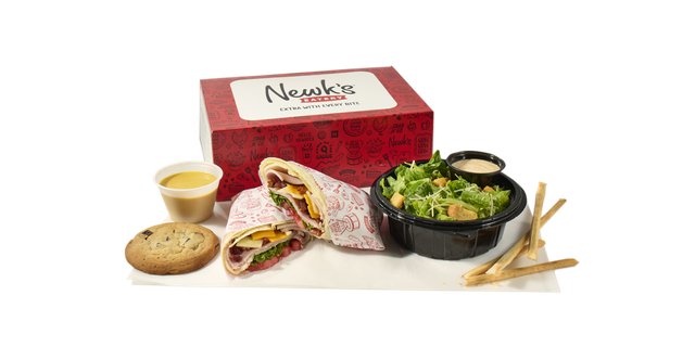 Chicken Salad Spinach Wrap Combo Box