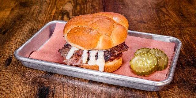 Chopped Brisket Sandwich