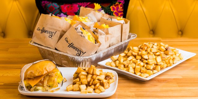 Muchos Huevos Breakfast Sandwiches