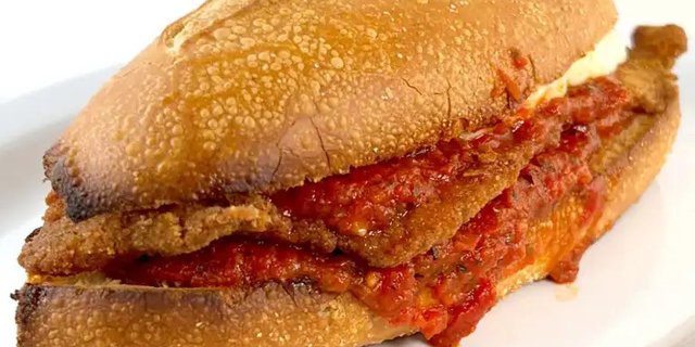 Eggplant Parmesan Hot Subs