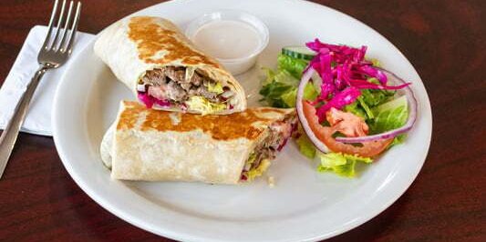 Beef Shawarma Wrap