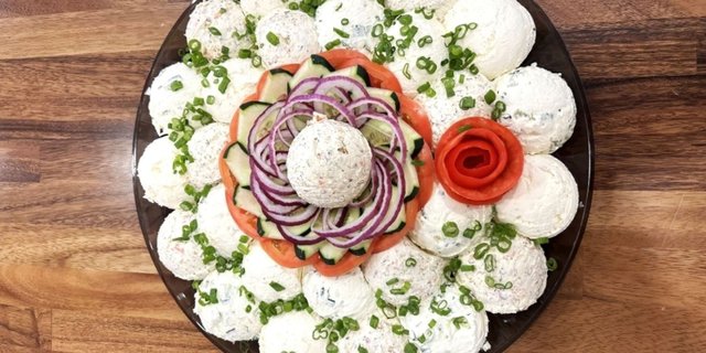 Bagel Cream Cheese Platter