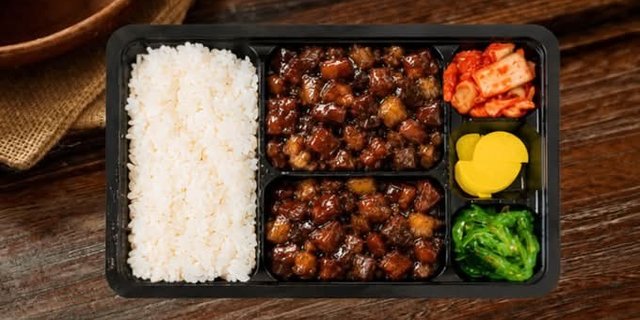 Braised Beef Bento