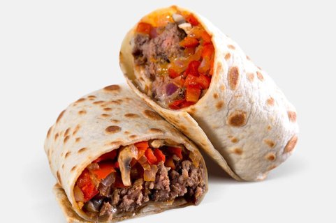 BBQ Bison Cheesesteak Wrap