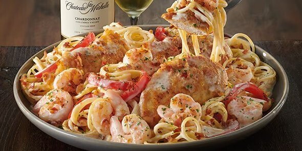 Chicken & Shrimp Carbonara