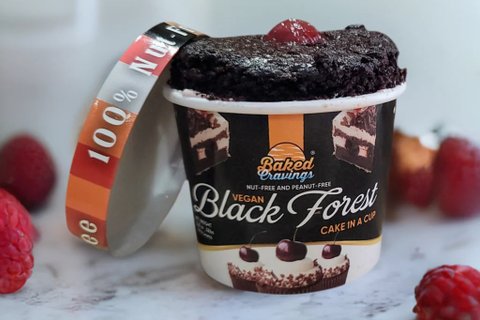 Vegan Black Forest Cake in a Cup