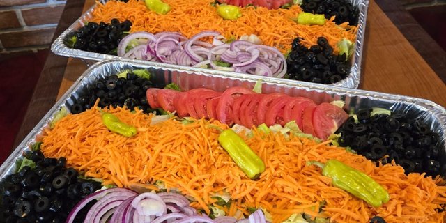 House Salad & Garlic Rolls