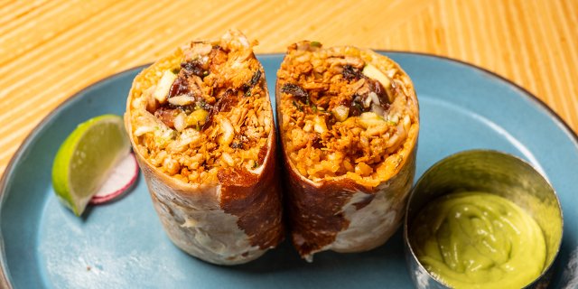 Chicken Al Pastor Burrito