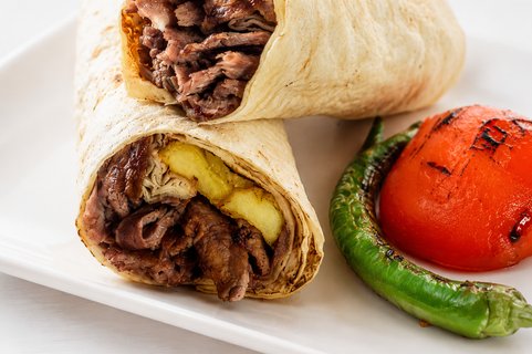 Grilled Beef Doner Wrap