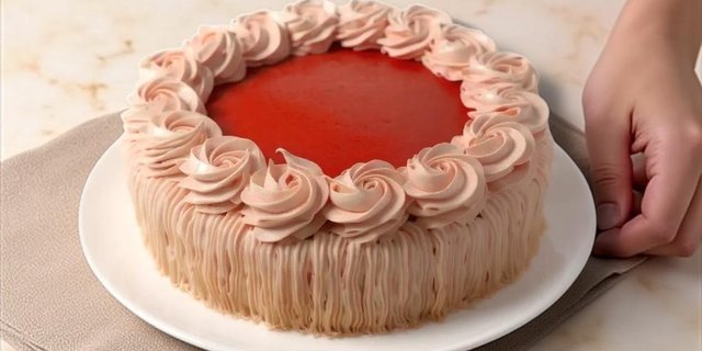 Strawberry Mousse 8" Cake