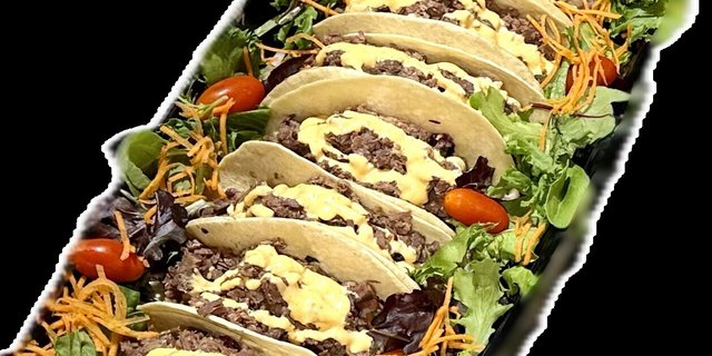 Pulled Brisket Tacos Platter