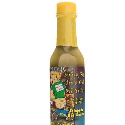 Bottle of Smack My Ass And Call Me Sally Jalapeño Sauce