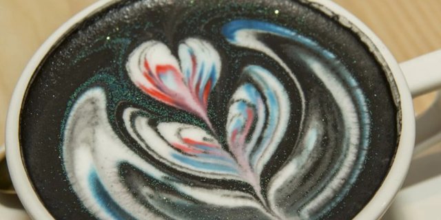 Cardamom Rose Latte