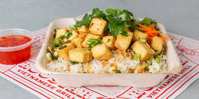 Crispy Tofu Rice Boxed Lunch