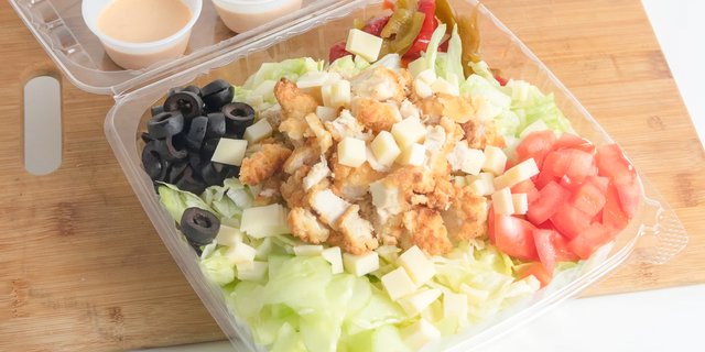 Salad w/ Chicken Tenders Platter