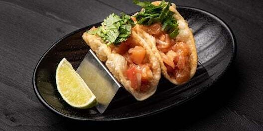 Salmon Poke Mini Tacos